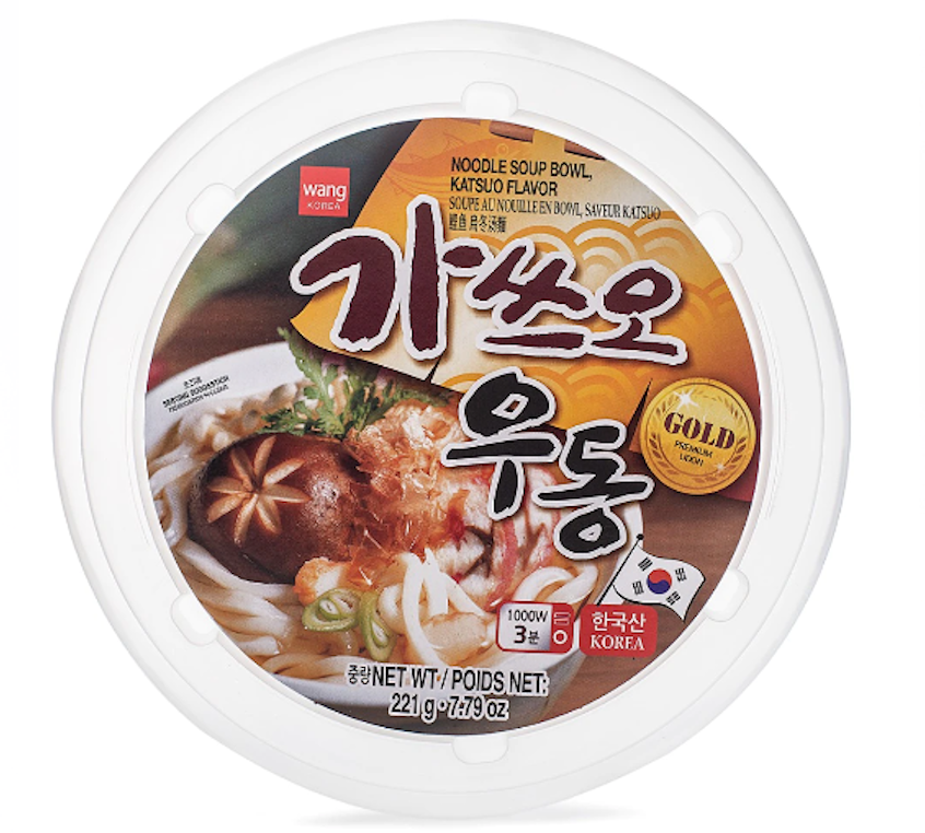 Wang Korea Katsuo Instant Udon Bowl 221g