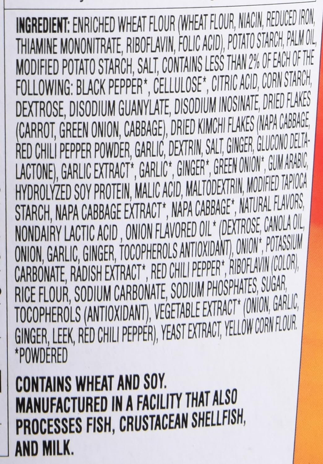 Nongshim Soon Kimchi Instant Vegan Ramen Noodle Soup Mix Real Kimchi Flakes