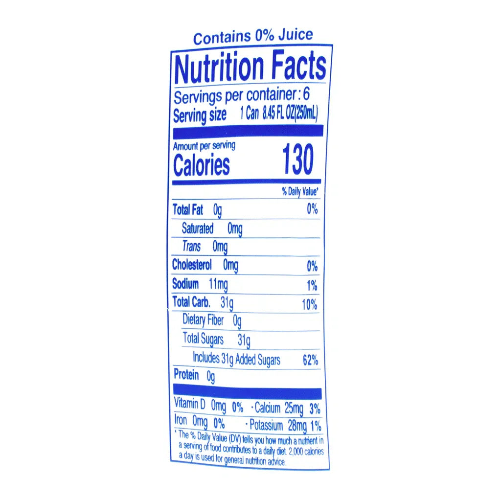 LOTTE Milkis Peach Flavored Carbonated Drink 8.45fl oz (250ml) x 6Cans 50.7fl.oz