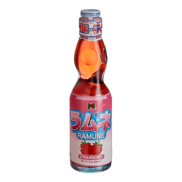 Hana Ramune Strawberry Soda 6.7oz