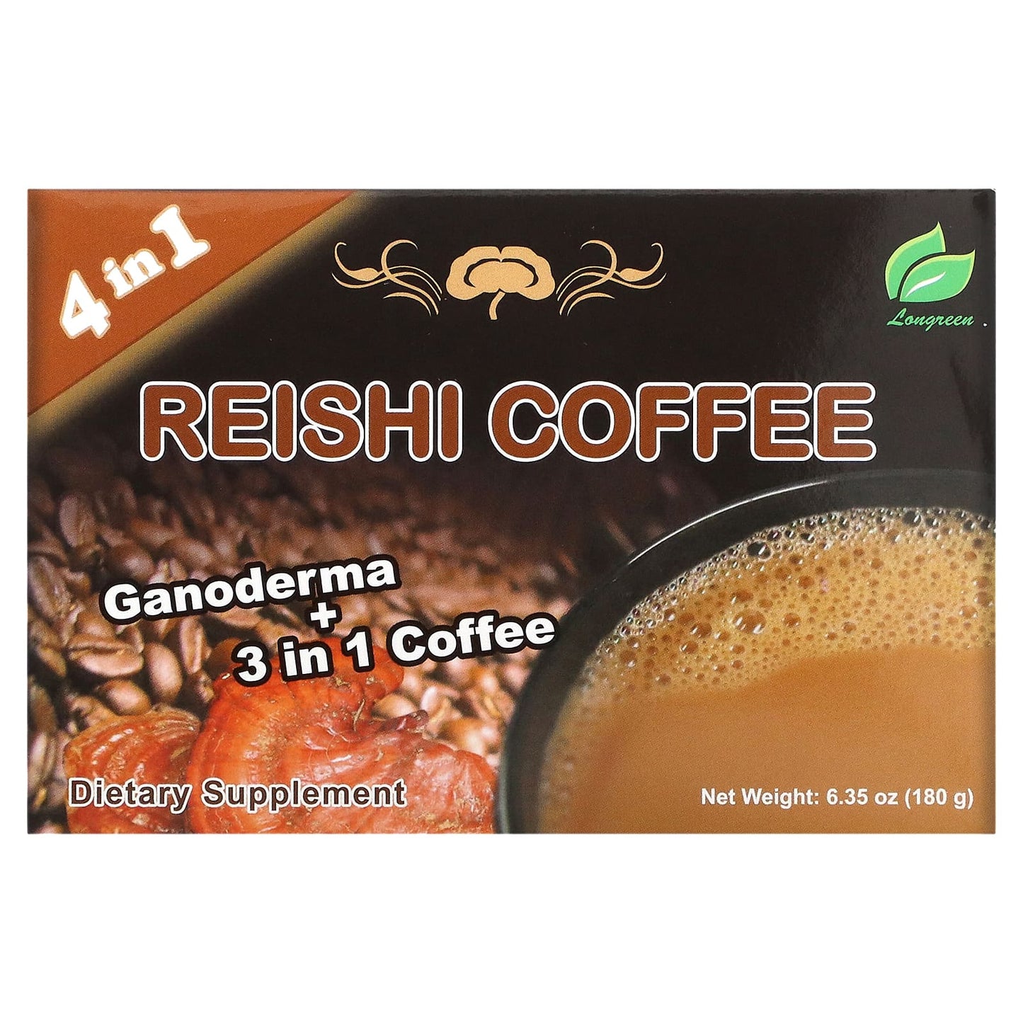 Longreen 4 In 1 Reishi Coffee 6.35oz