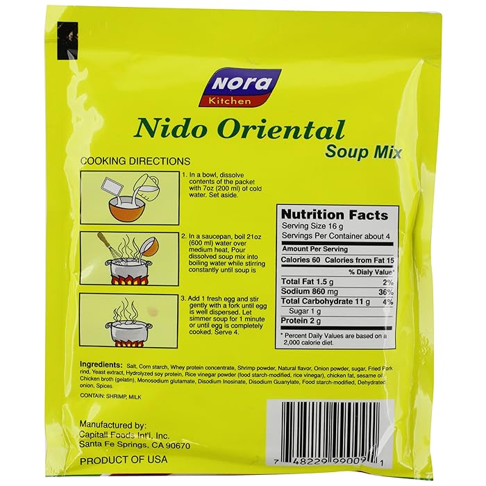 Nora Kitchen Nido Oriental Soup Mix 2.18oz