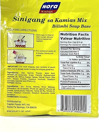Nora Kitchen Sinigang Sa Kamias Mix (Bilimbi Soup Base) 1.32oz