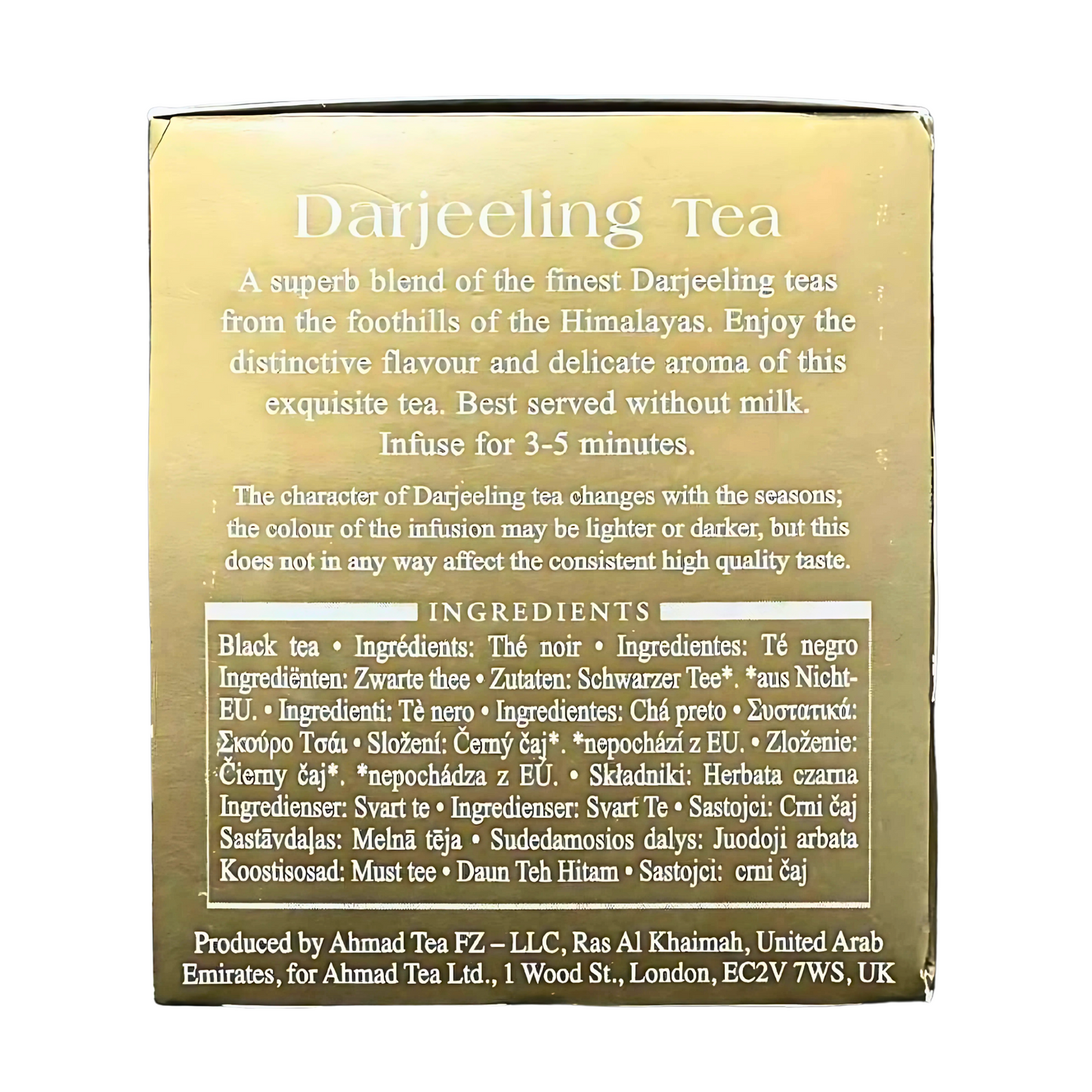AHMAD TEA - Darjeeling Tea (20 Tea Bags)