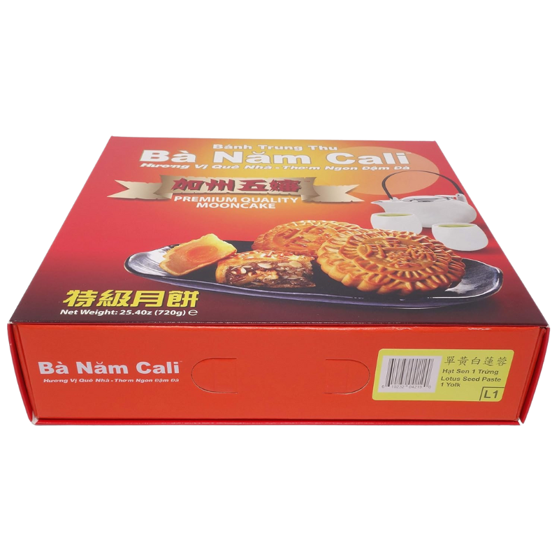 Ba Nam Cali Mooncake Lotus Seed 1 Yolk 25.40 oz