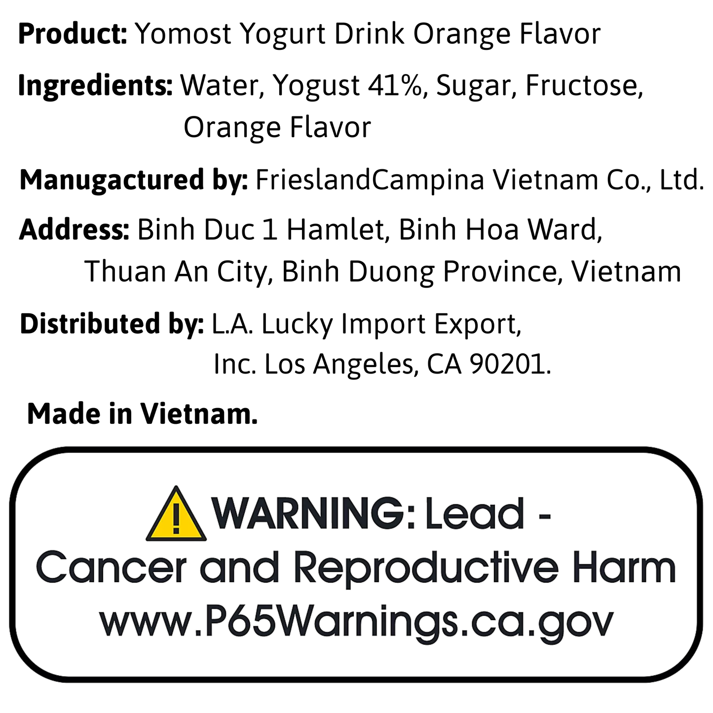 Yomost Yogurt Drink Orange Flavor 170ml