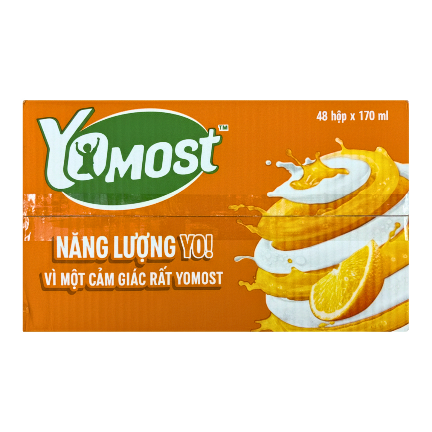 Yomost Yogurt Drink Orange Flavor 170ml