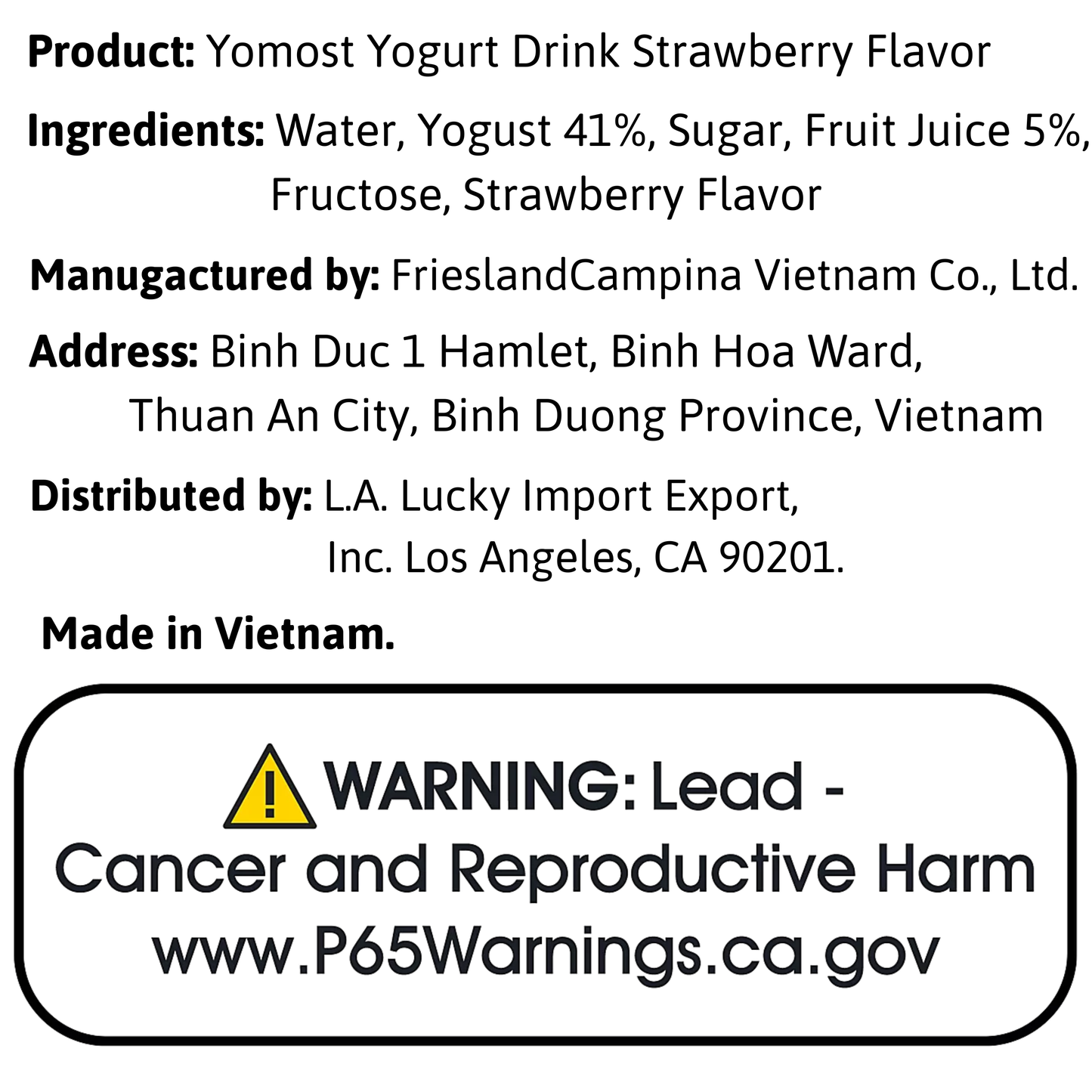 Yomost Yogurt Drink Strawberry Flavor 170ml