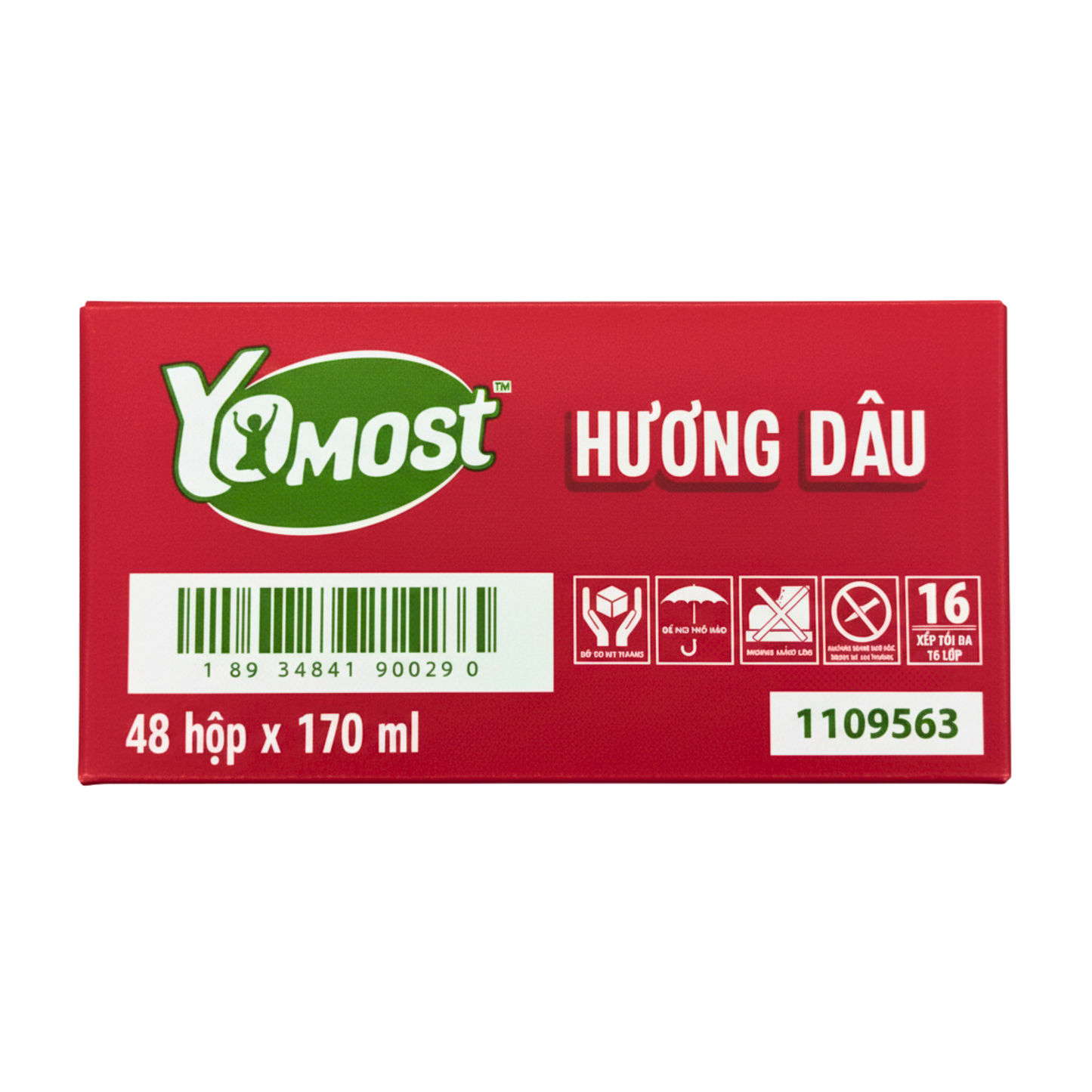 Yomost Yogurt Drink Strawberry Flavor 170ml
