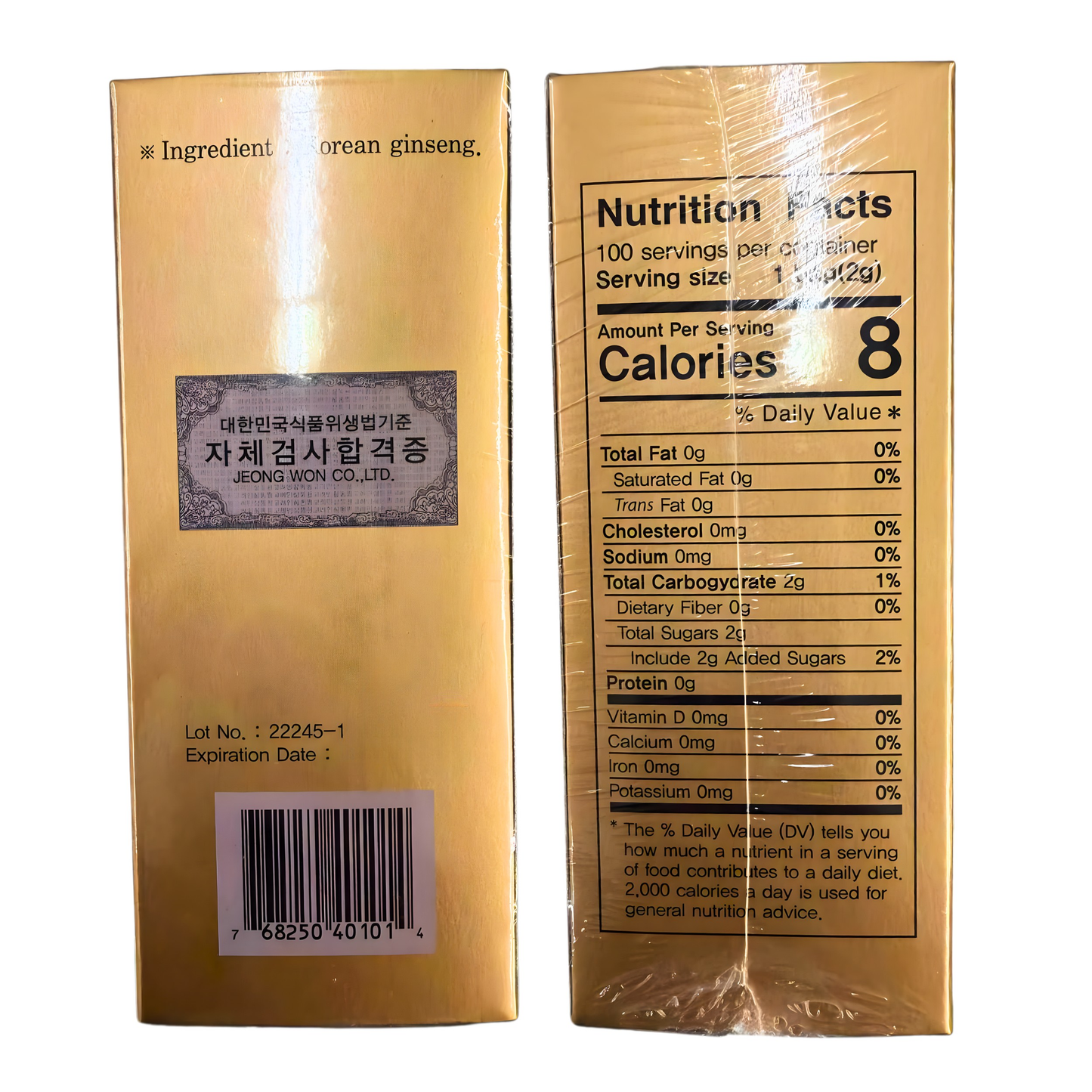 Jeong Won Instant Korean Ginseng Tea 200g