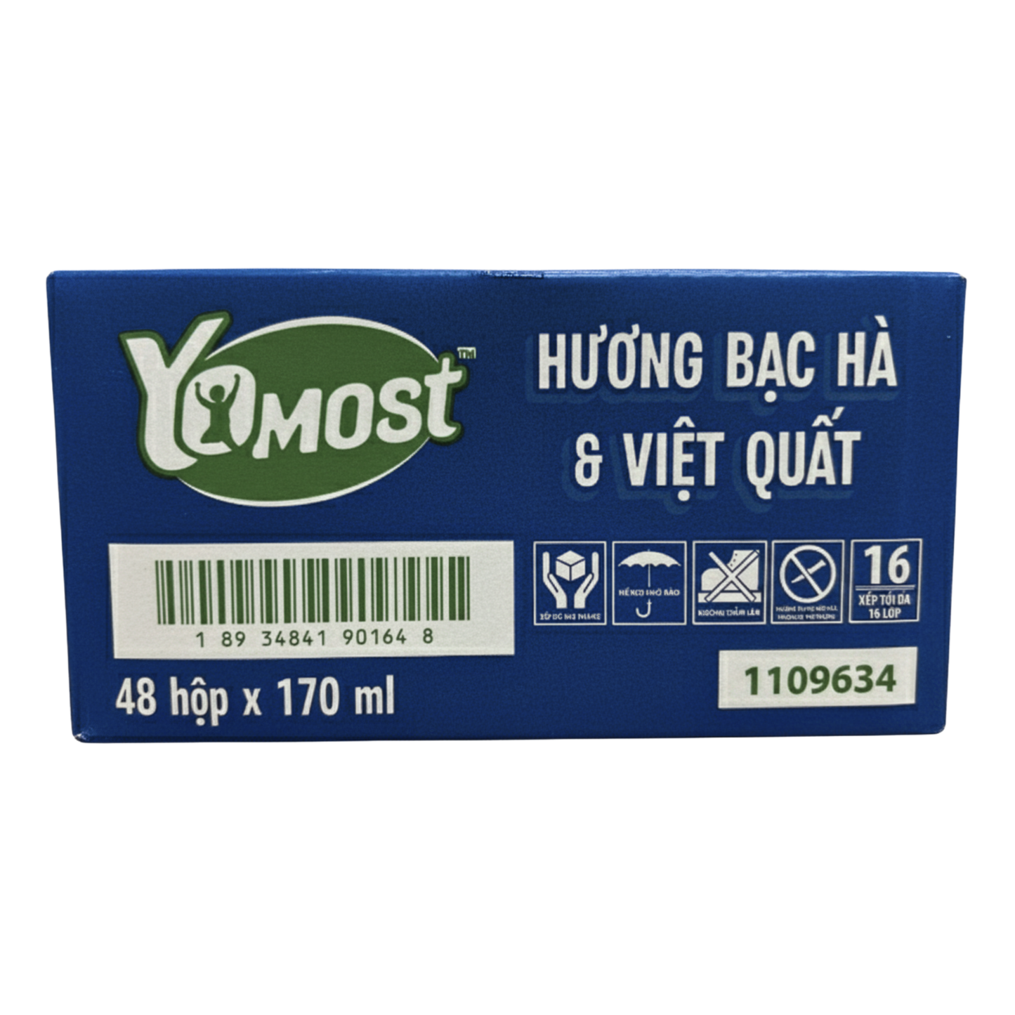 Yomost Yogurt Drink Mint & Blueberry Flavor 170ml