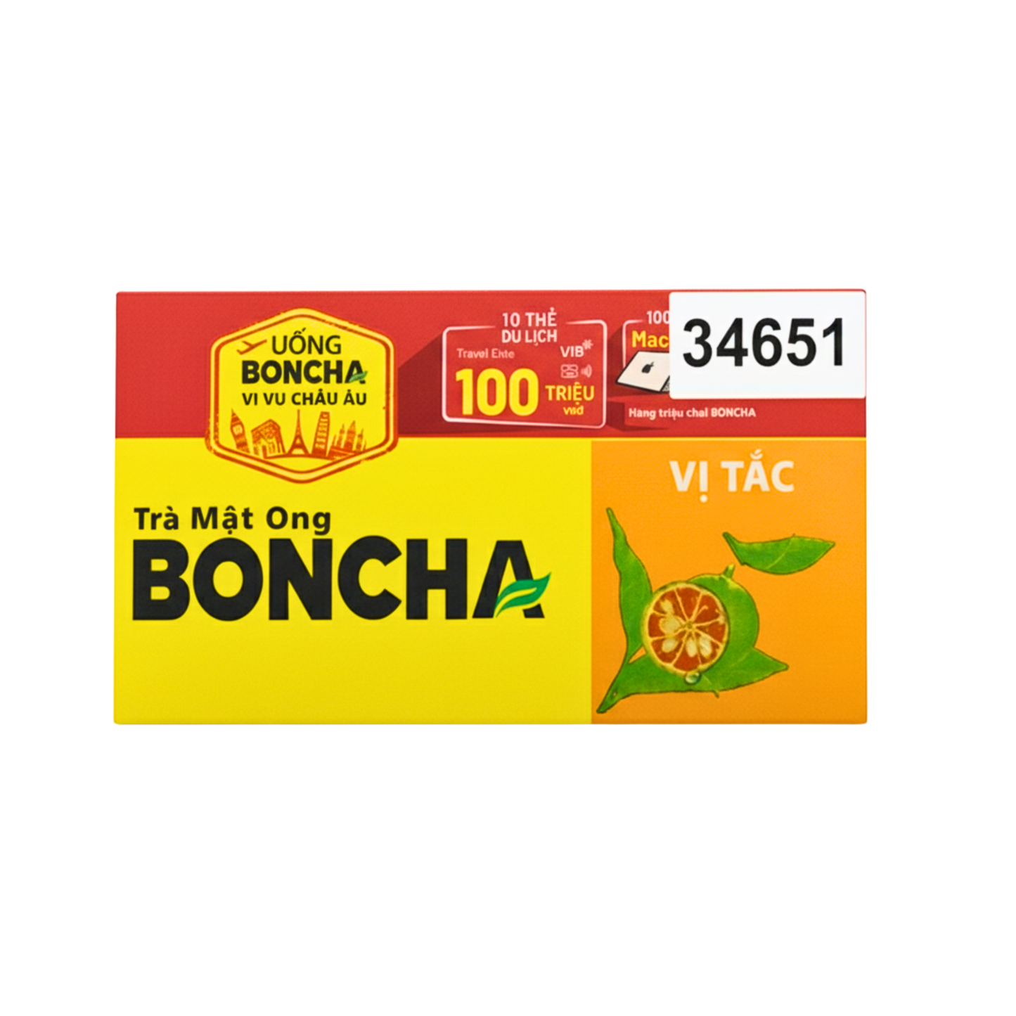 Boncha Honey Green Tea Kumquat Flavor 450ml