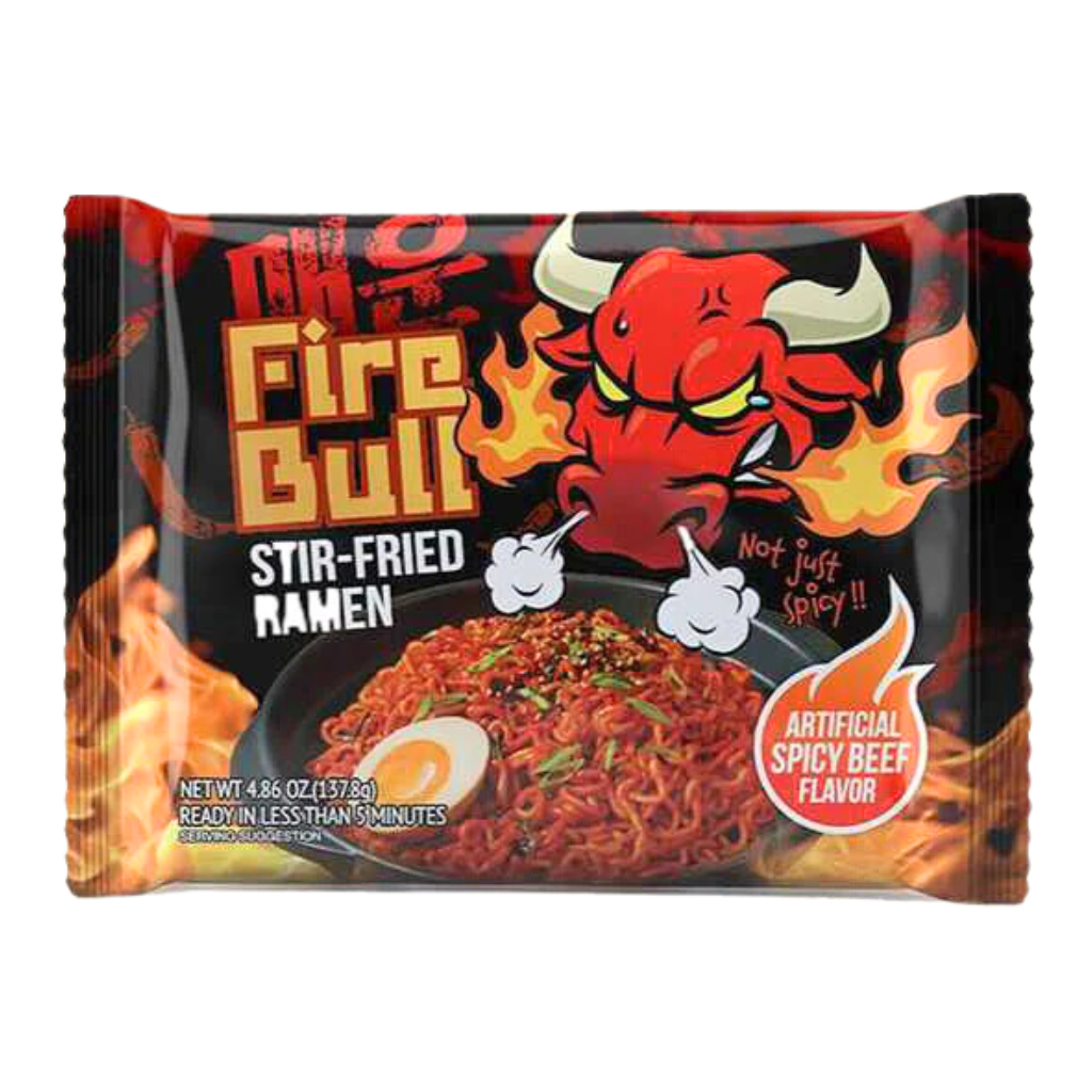 Fire Bull Stir Fried Ramen 4.86oz