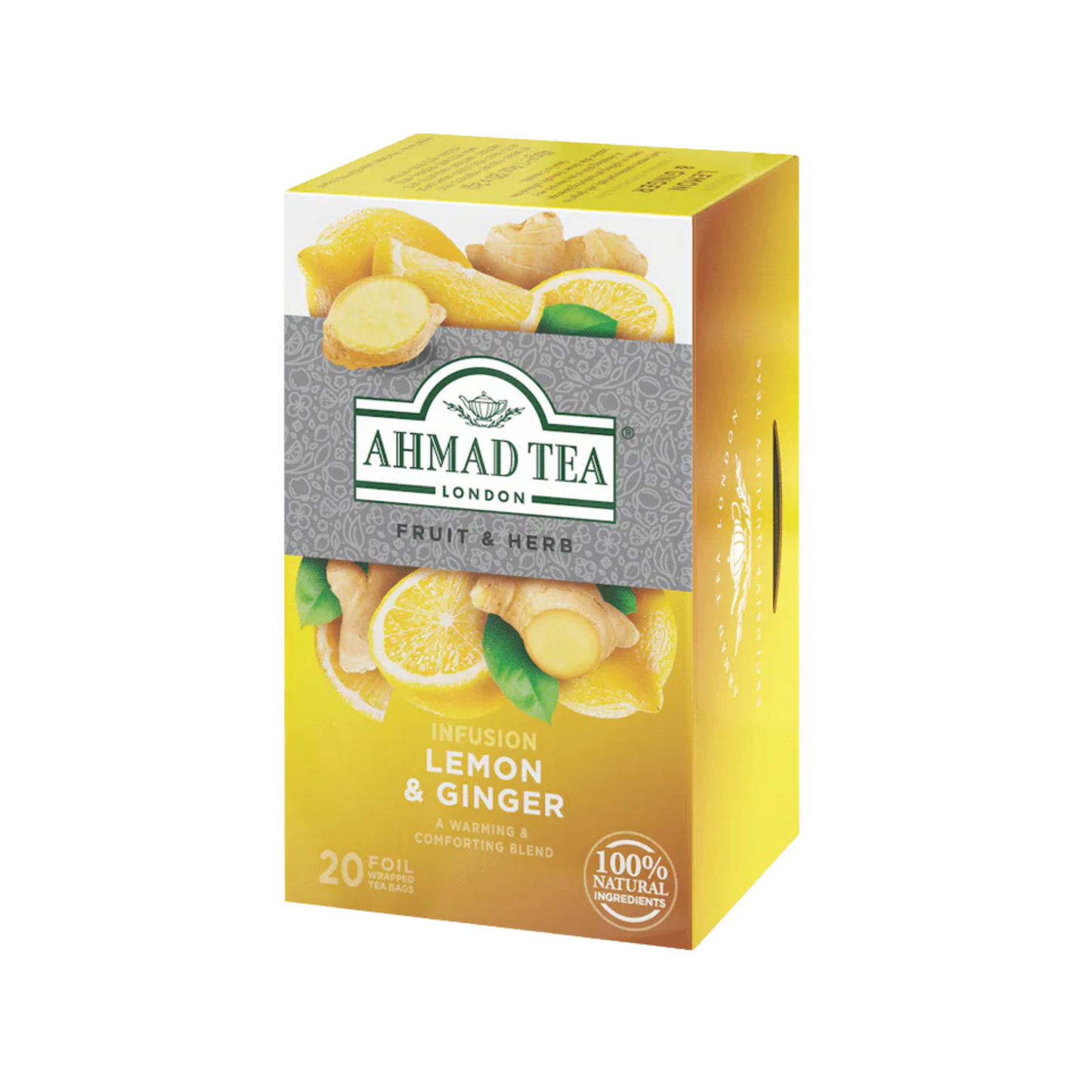 AHMAD TEA - Infusion Lemon & Ginger (20 Tea Bags)