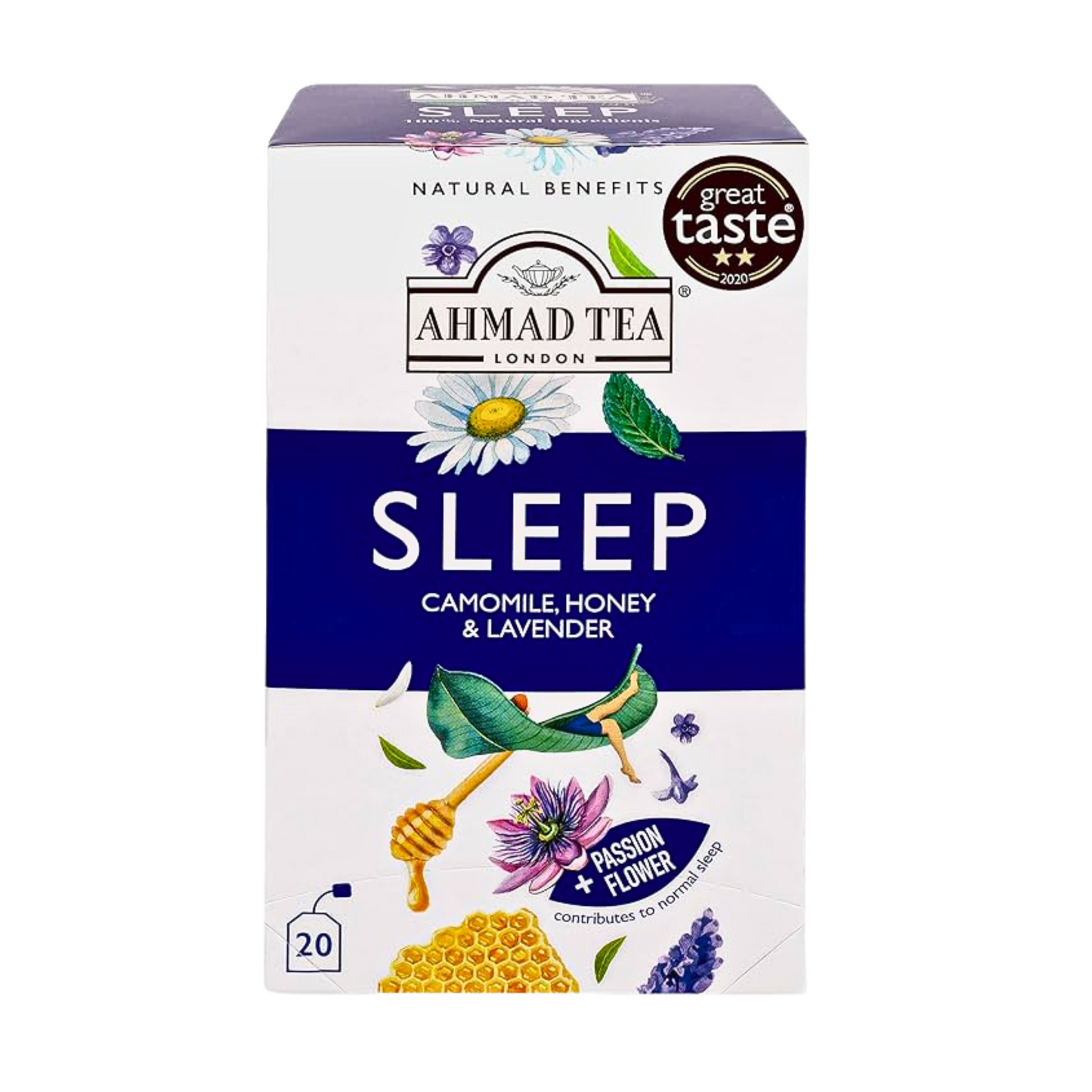 AHMAD TEA - 'Sleep' Infusion-Herbal Tea(20TeaBags)
