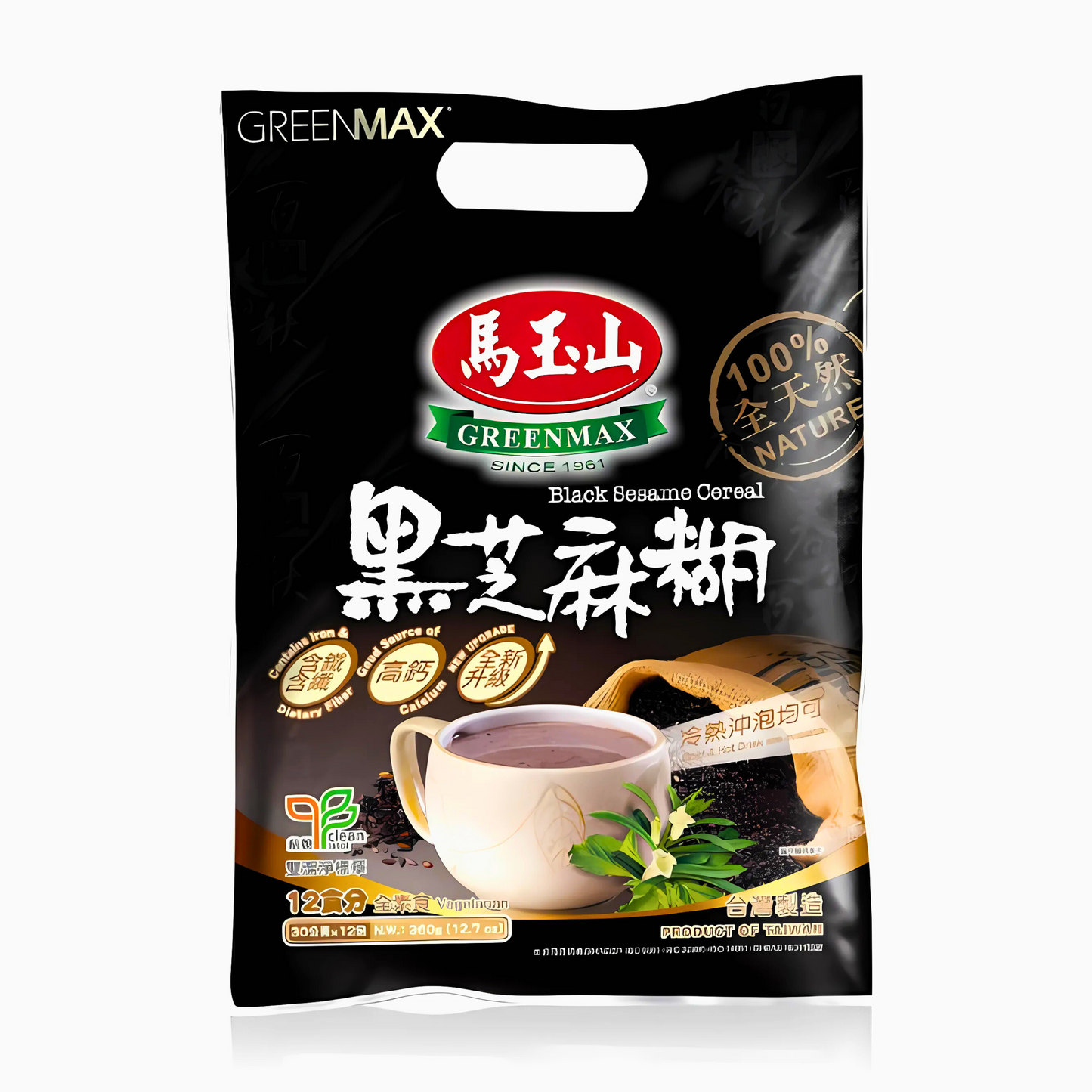 Greenmax Black Sesame Cereal 360g