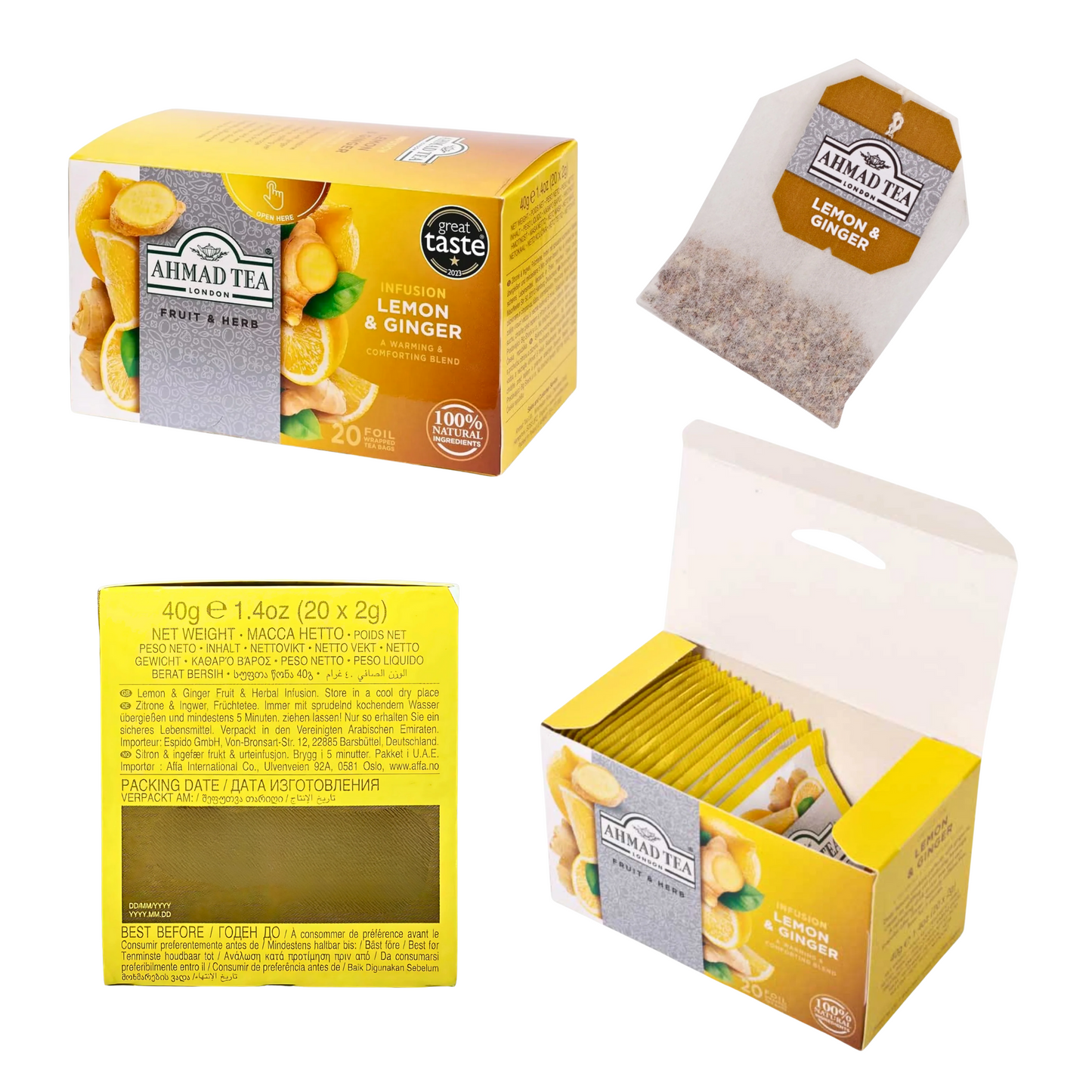 AHMAD TEA - Combo Cool & Fresh Herbal Tea