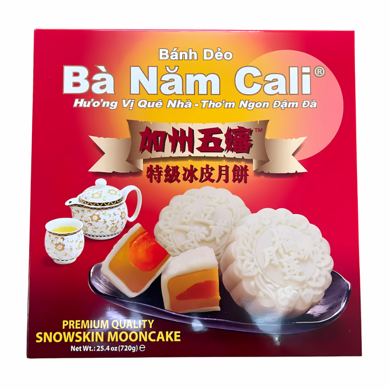 BaNam Cali Mooncake SnowSkin Lotus 0 Yolk 25.40 oz