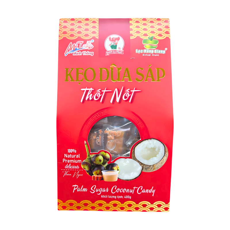 Minh Thong Palm Sugar Coconut Candy 400g