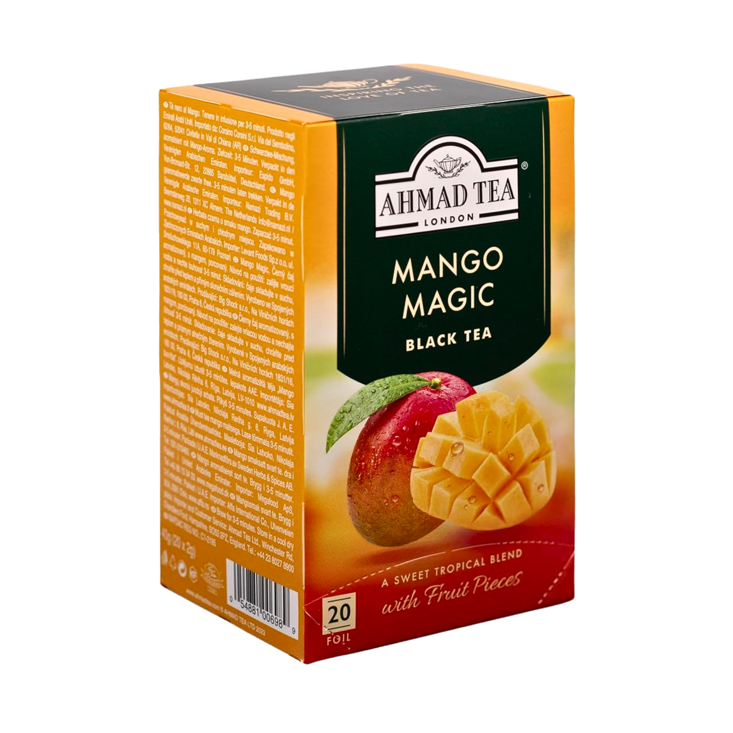 AHMAD TEA - Mango Magic Fruit Black (20 Tea Bags)