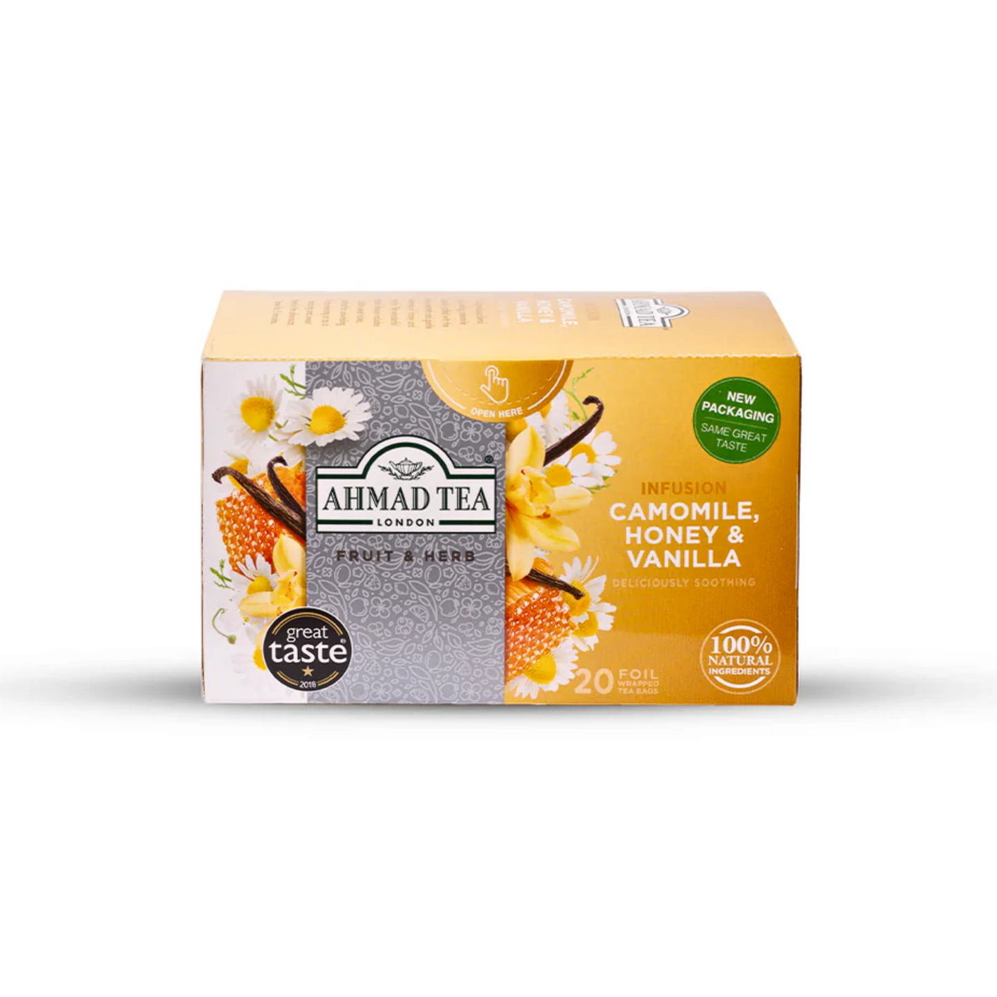 AHMAD TEA - Camomile, Honey,& Vanilla (20 TeaBags)