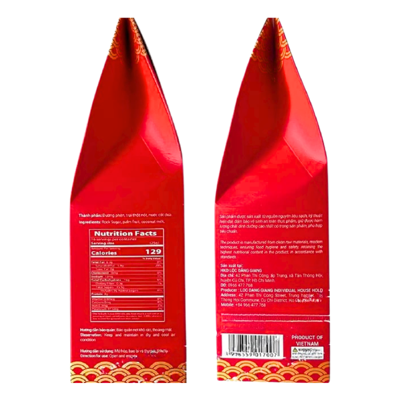 Minh Thong Palm Sugar Coconut Candy 400g