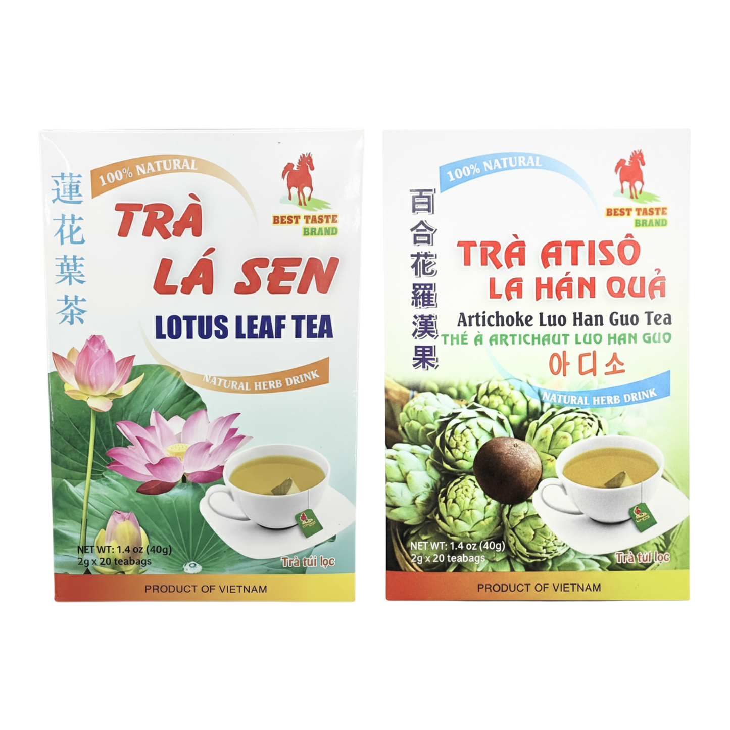 Best Taste Lotus & Artichoke Tea Combo