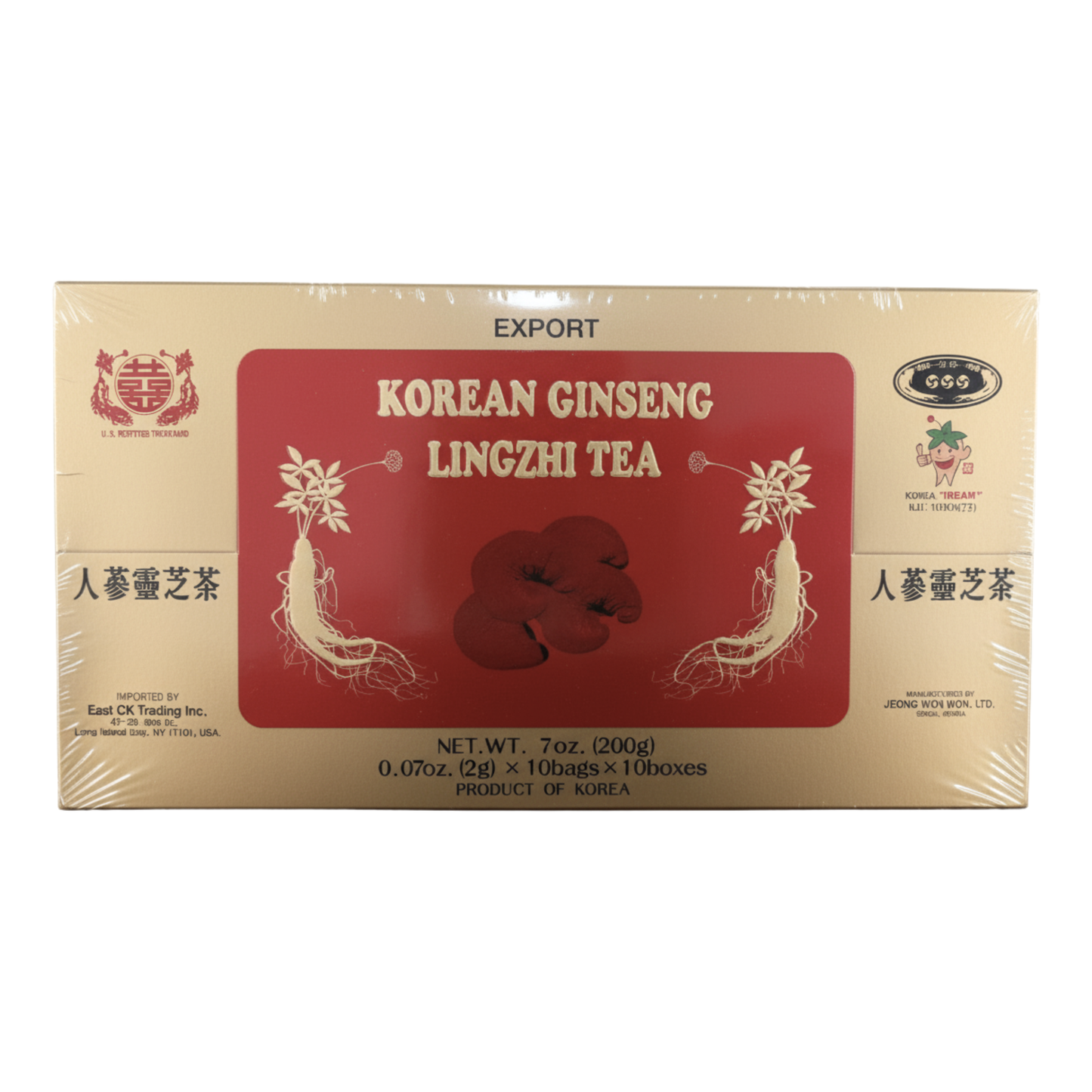 Jeong Won Korean Ginseng Lingzhi Tea