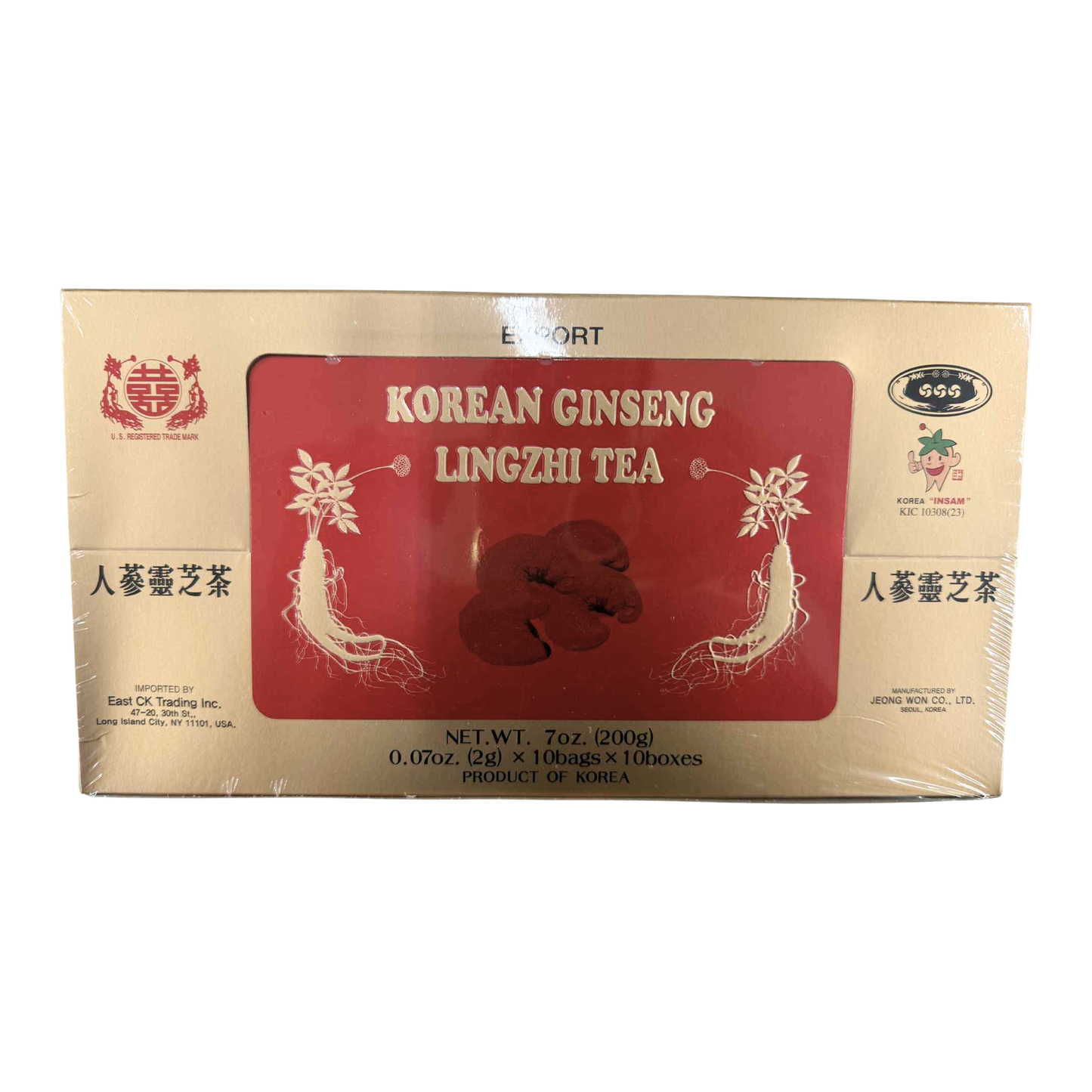 Jeong Won Korean Ginseng Lingzhi Tea