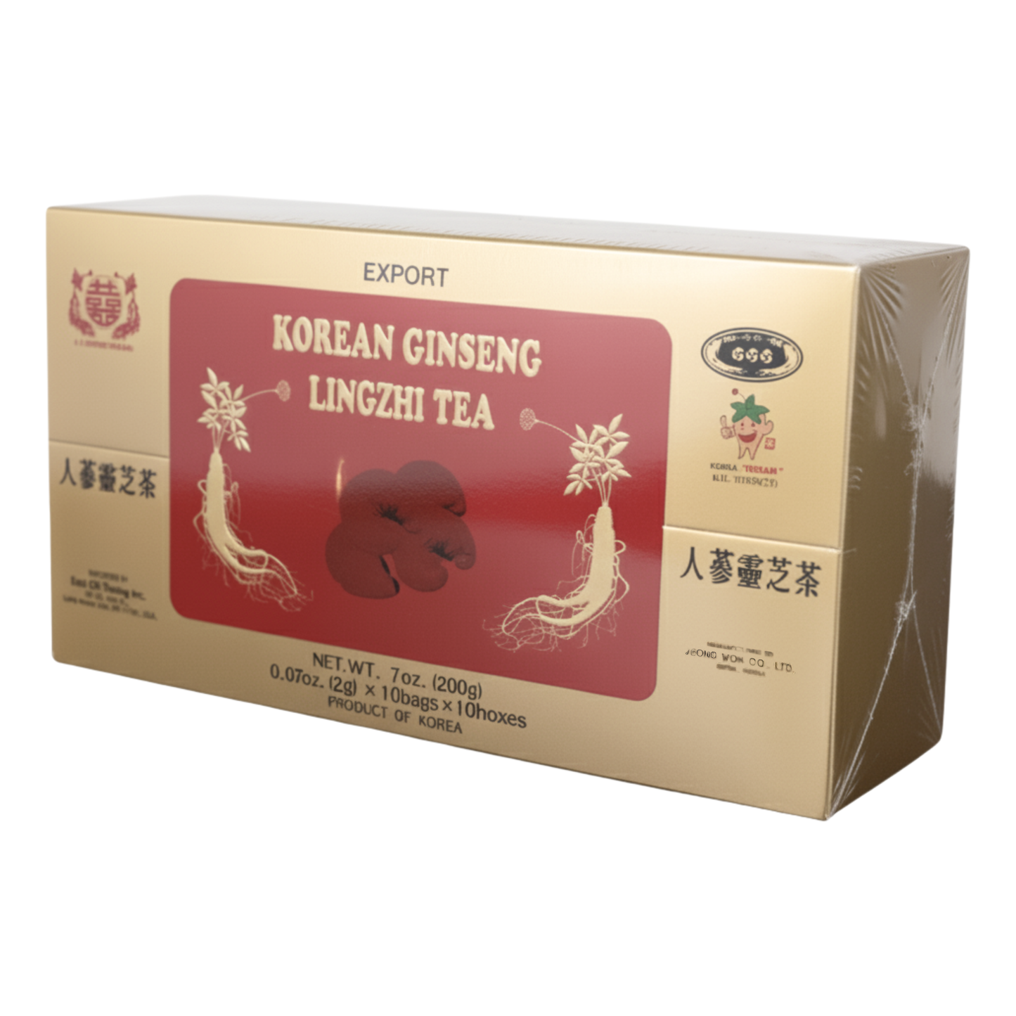 Jeong Won Korean Ginseng Lingzhi Tea