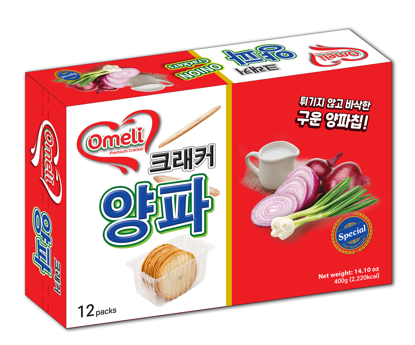 Omeli Onion Cracker 14.10oz