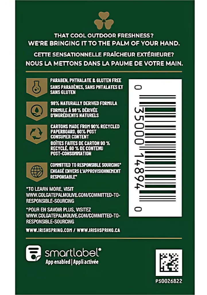 Irish Spring Deep Action Scrub 11.1oz