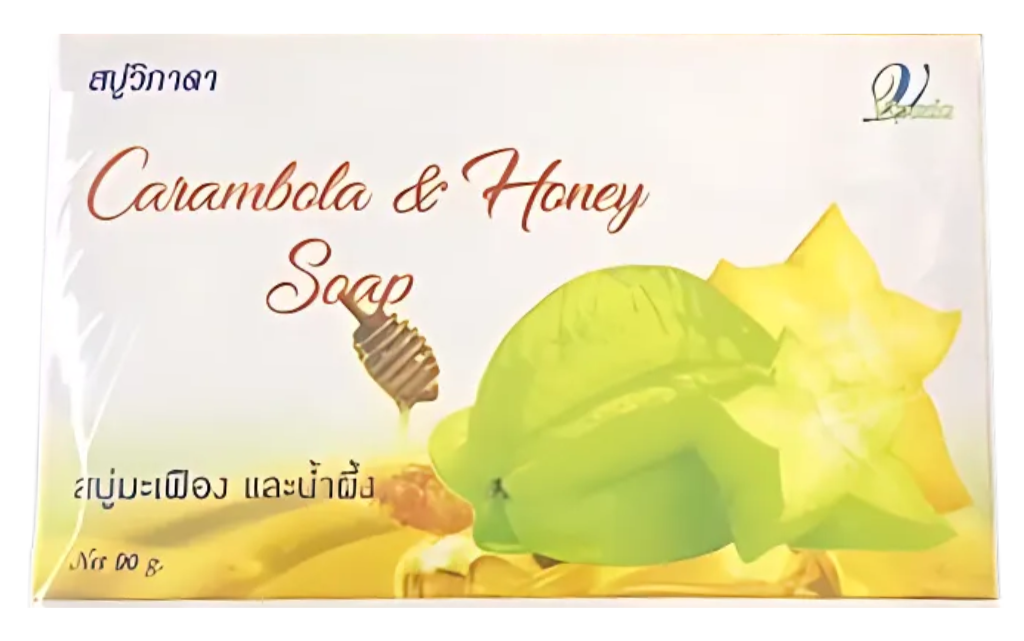 Vipada Carambola Honey Soap 90g