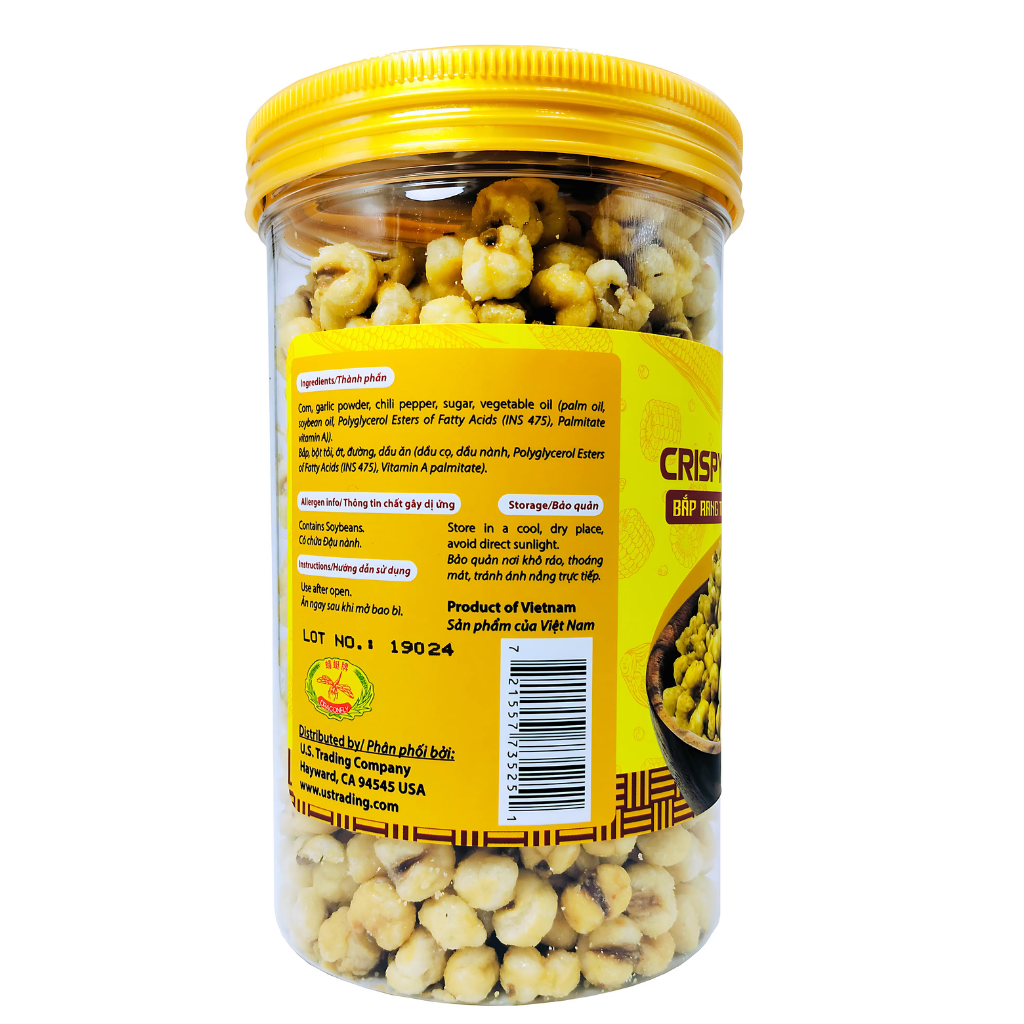 Chuon Chuon Crispy Roasted Corn With Garlic & Chili 7.1oz