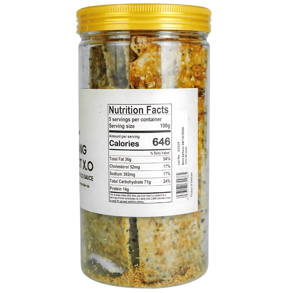 LV Food Grilled Rice Paper With X.O Sauce 5.29oz
