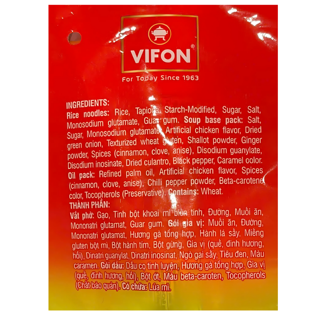 Vifon Pho Chicken Flavour 4 Packs 8.47oz