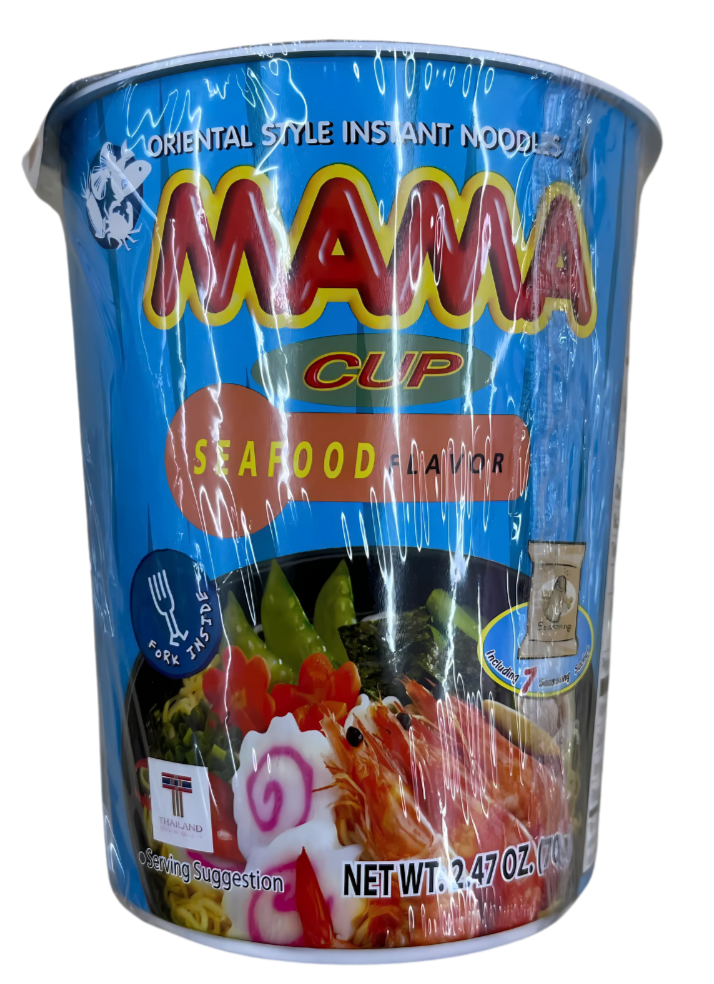 Mama Cup Noodles Seafood 2.47oz