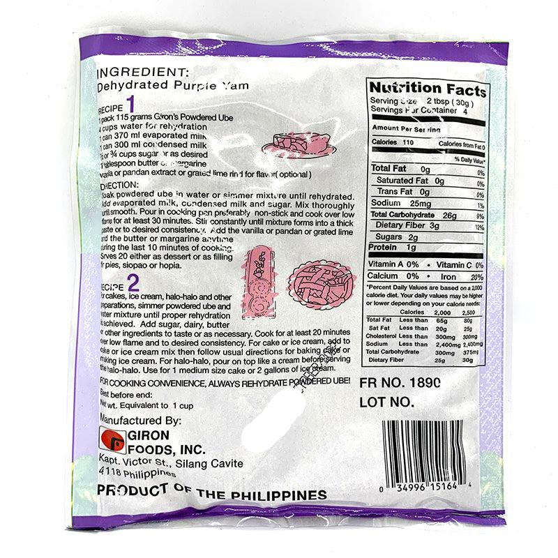 Giron Powdered Purple Yam (Ube) 4.06oz