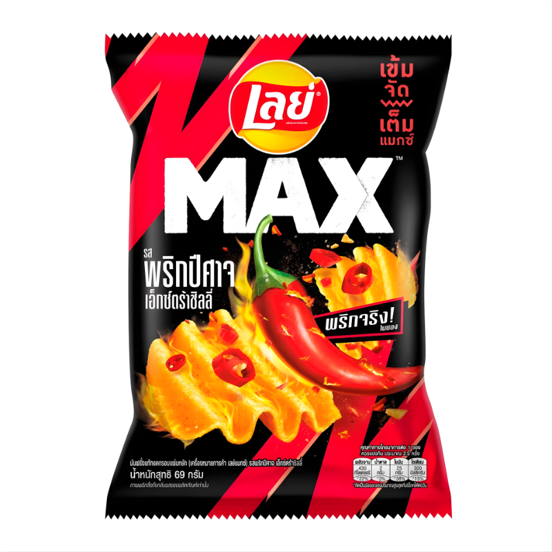 Lay's MAX Spicy Cheese Flavor Potato Chips 69g