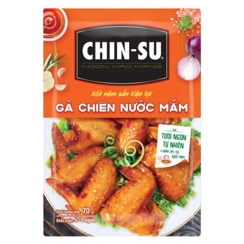 Chinsu Fried Chicken With Fish Seasoning Sauce 70g