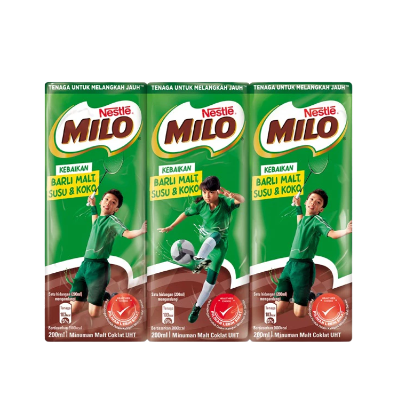 Nestle Milo Malt Milk Drink 200ml * 6