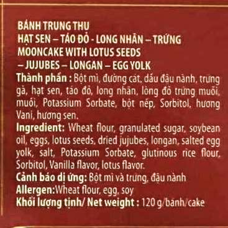 HappyElephant MoonCake Mix+Lotus Jujube-Yolk 480g