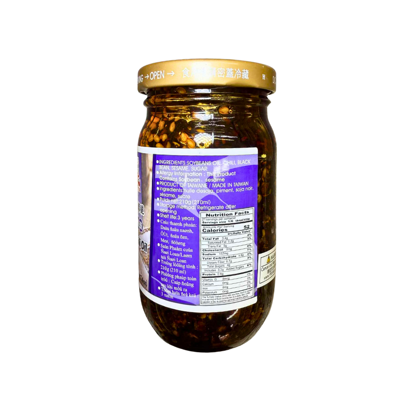 Master Black Bean Crisp Chili Oil 210g
