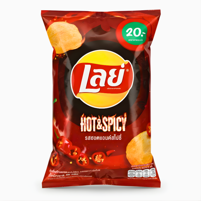 Lay's Hot & Spicy Flavor Potato Chips 48g