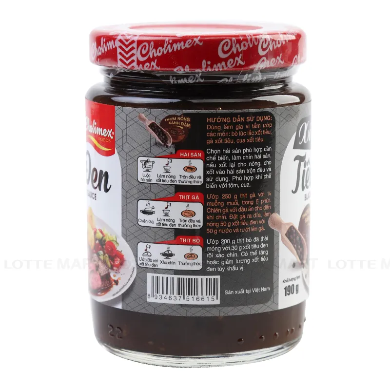 Cholimex Black Pepper Sauce 190g