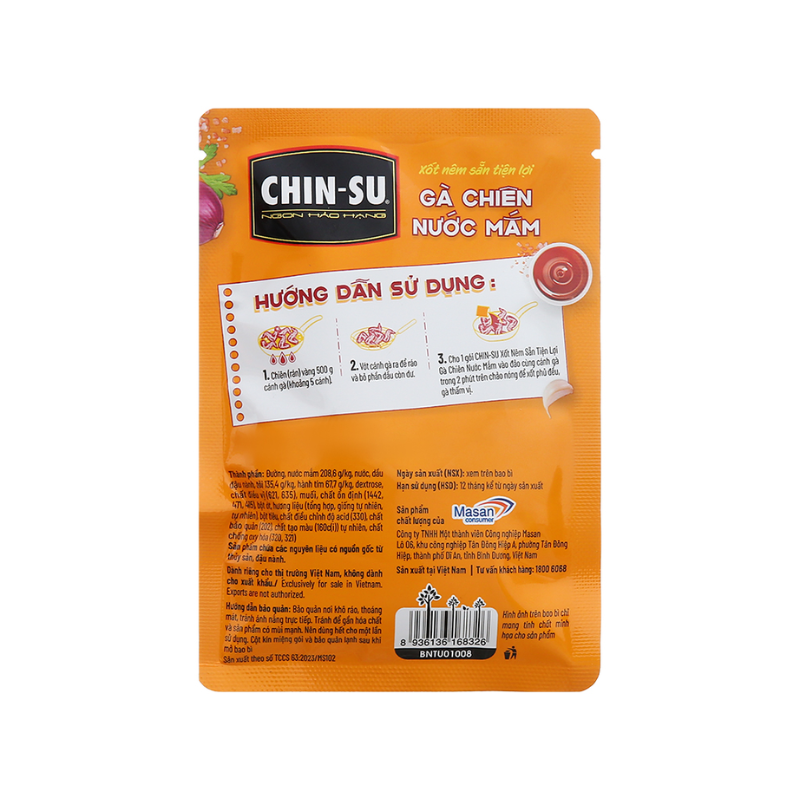 Chinsu Fried Chicken With Fish Seasoning Sauce 70g