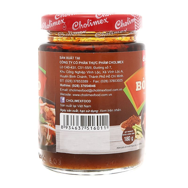 Cholimex Braised Beef Sauce 180g