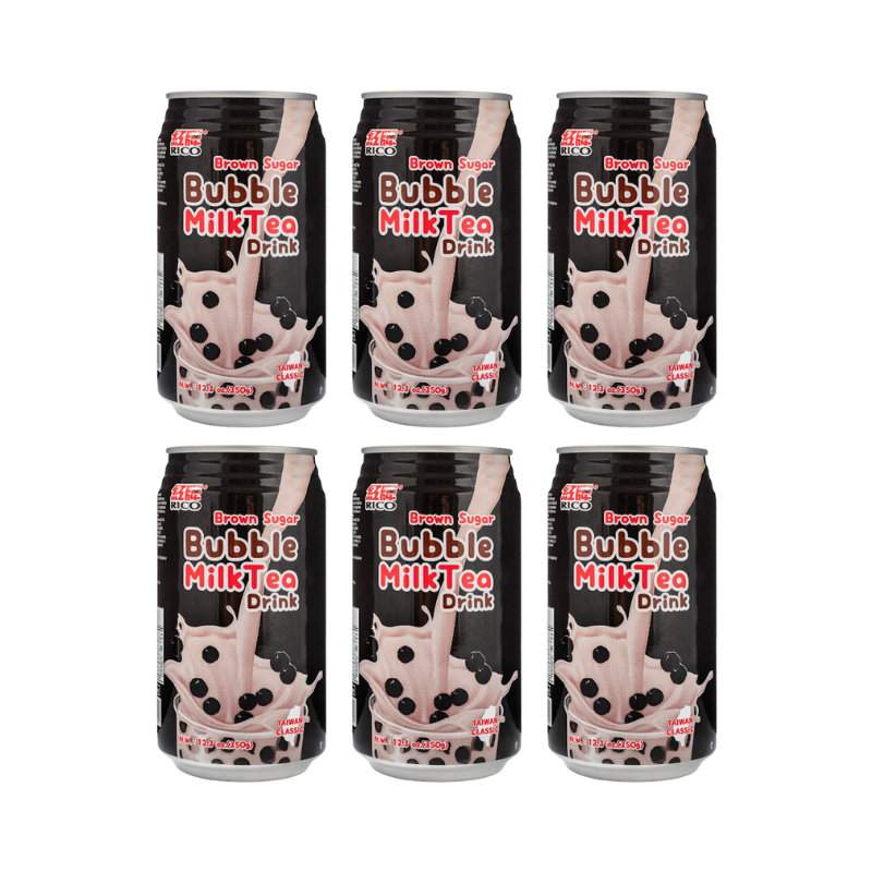 RICO Bubble Brown Sugar Milk Tea Drink 12.3oz