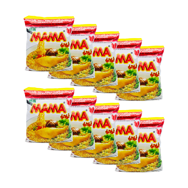 MAMA Noodles CHICKEN Instant Spicy Noodles with Delicious Thai Flavors
