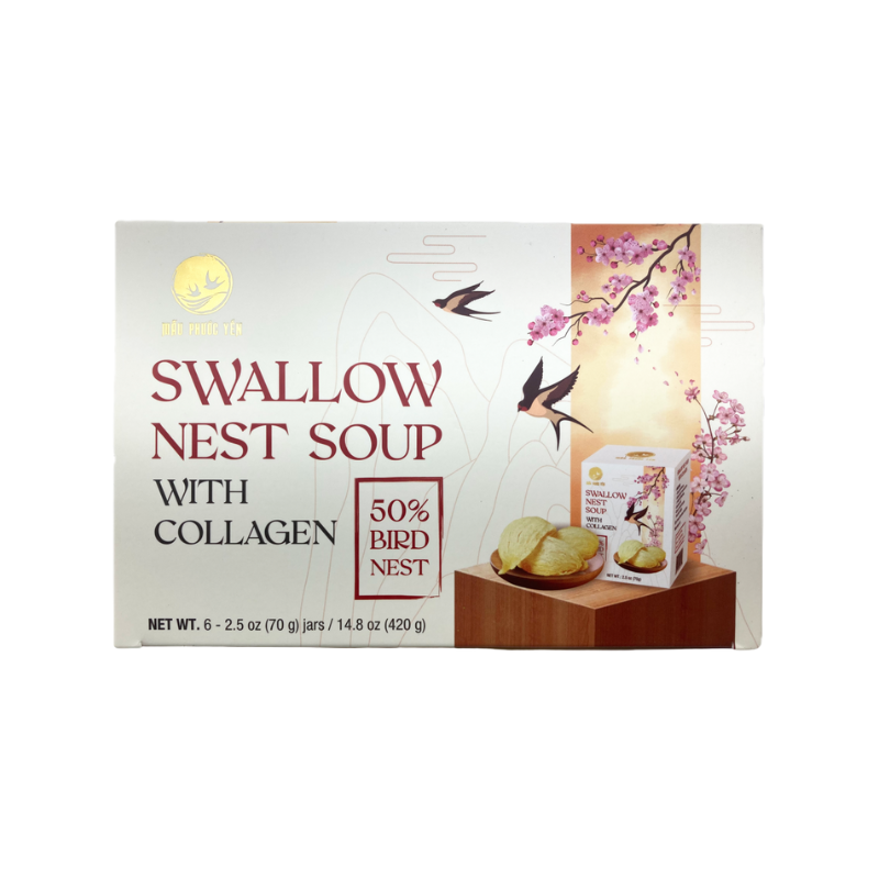 Mau Phuoc Yen Swallow Nest Soup With Collagen 14.8 oz